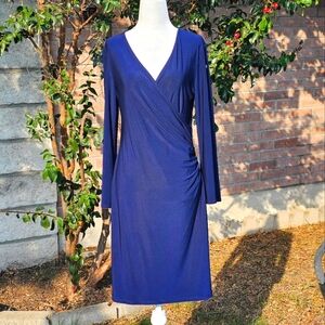 JBS navy jeweled dress